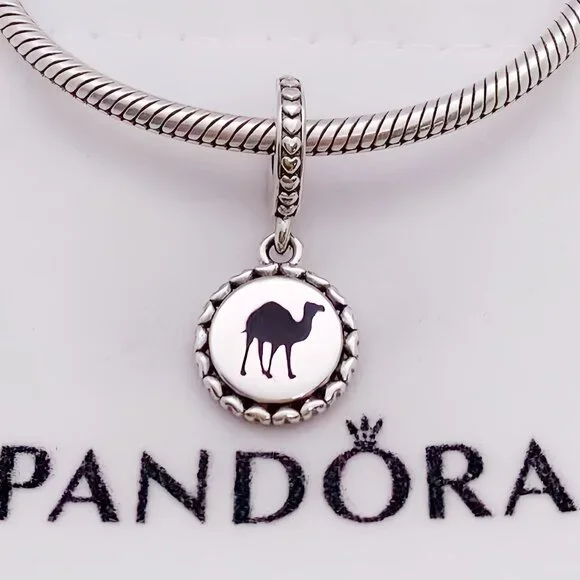 Pandora Camel charm Pendant, S925 Sterling Silver - Picture 1 of 3